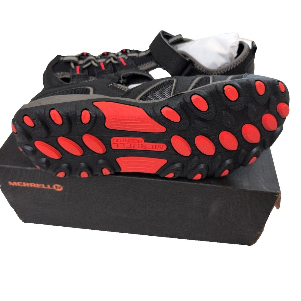 Merrell ML Hydro H20 Hiker Sandals -Boys Size 7 - Black - New - Picture 4 of 5